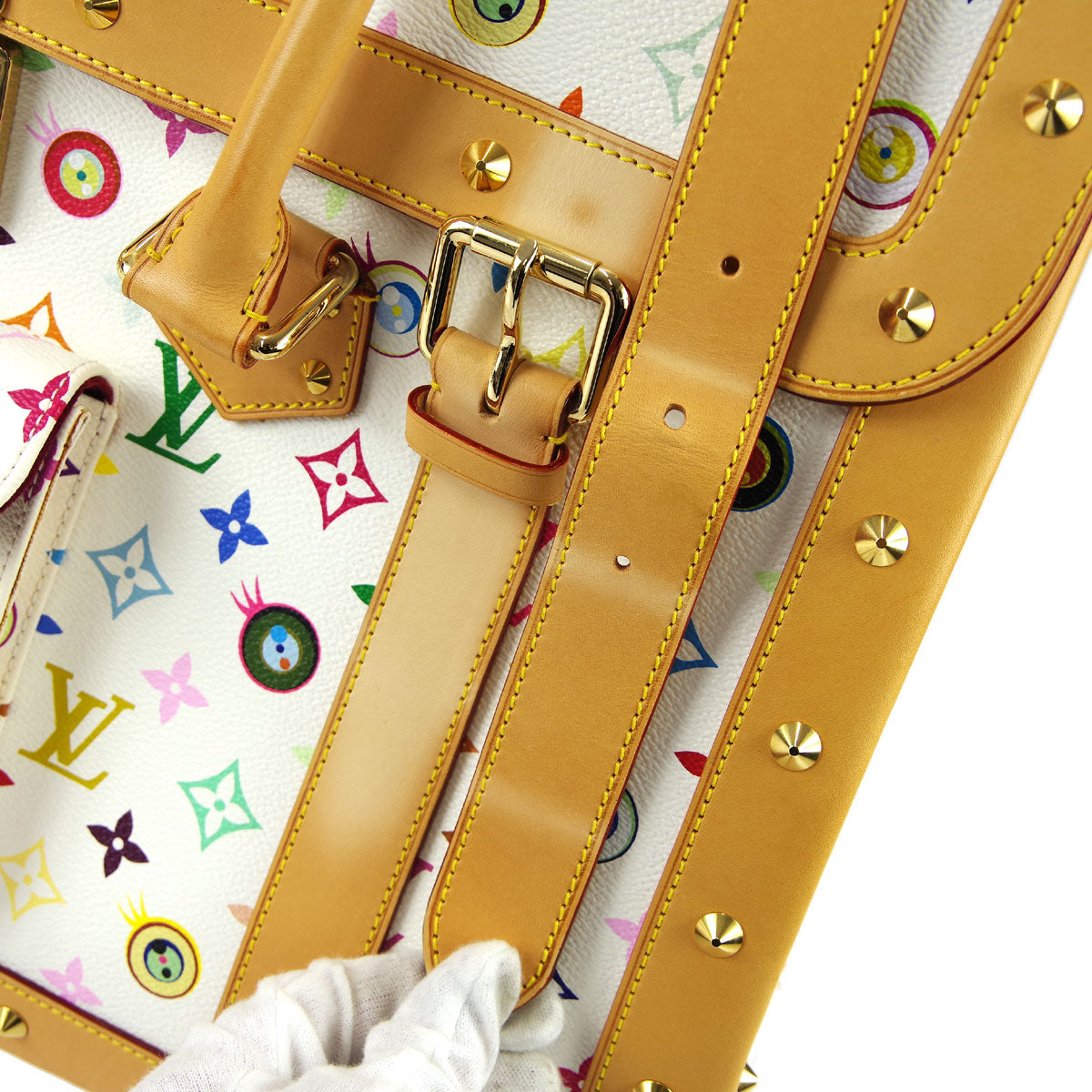 Louis Vuitton * 2003 Eye Love Monogram Multicolor Sac Gigantic M92057