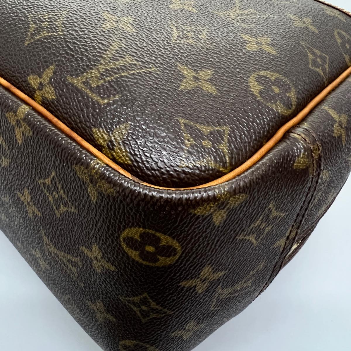 LOUIS VUITTON Monogram Deauville Hand Bag M47270 LV 31753