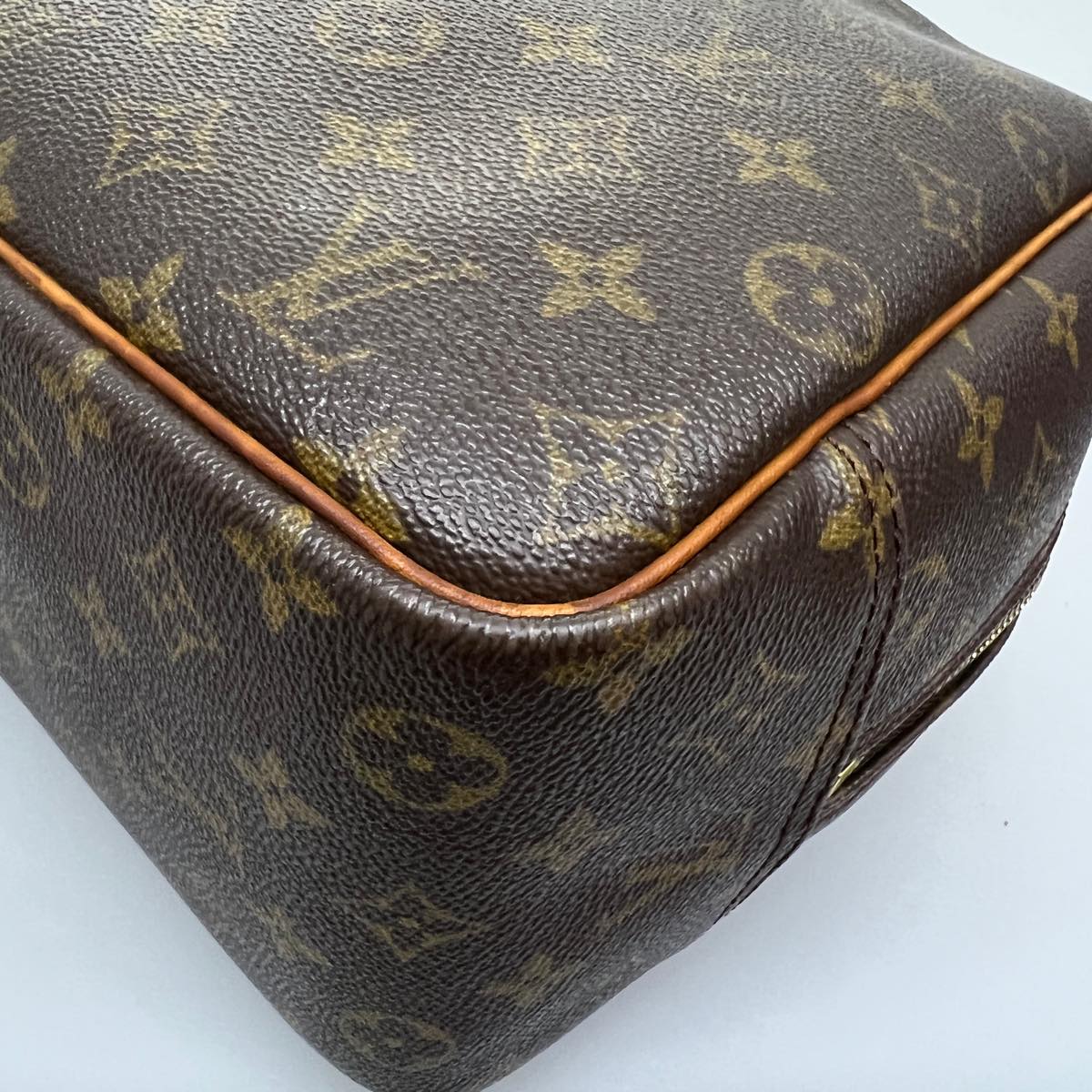 LOUIS VUITTON Monogram Deauville Hand Bag M47270 LV 31753
