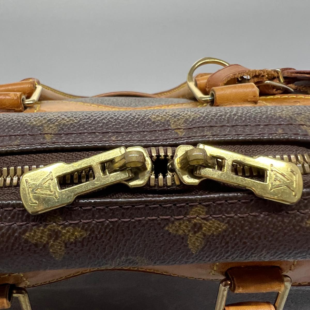 LOUIS VUITTON Monogram Deauville Hand Bag M47270 LV 31753
