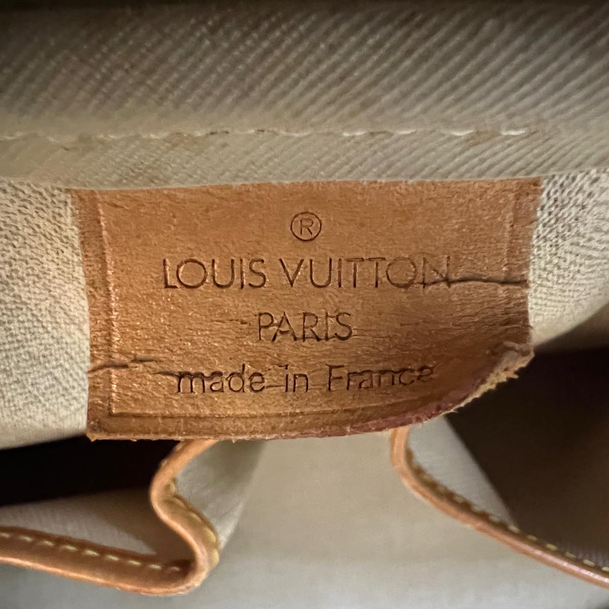 LOUIS VUITTON Monogram Deauville Hand Bag M47270 LV 31753