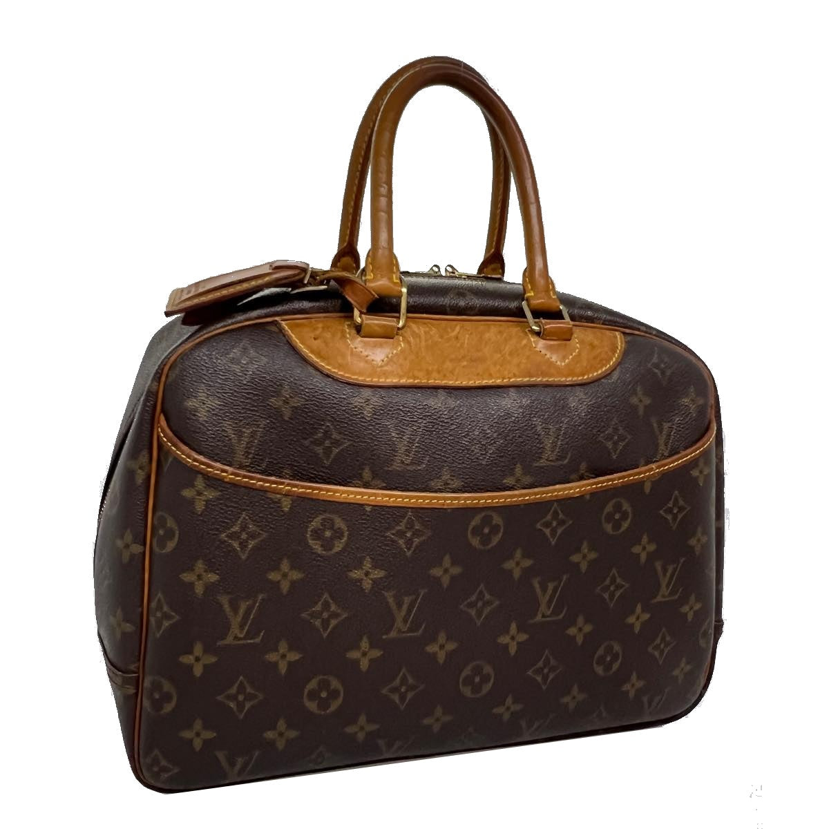 LOUIS VUITTON Monogram Deauville Hand Bag M47270 LV 31753