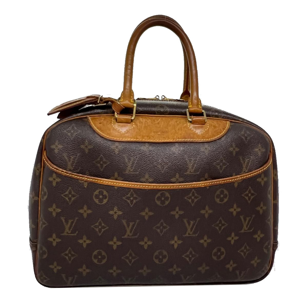 LOUIS VUITTON Monogram Deauville Hand Bag M47270 LV 31753