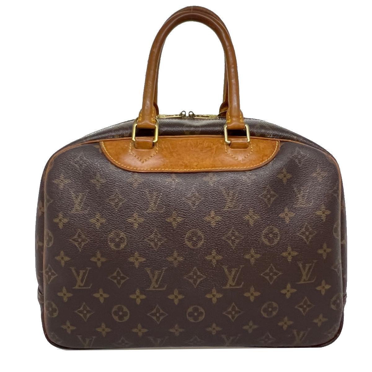 LOUIS VUITTON Monogram Deauville Hand Bag M47270 LV 31753