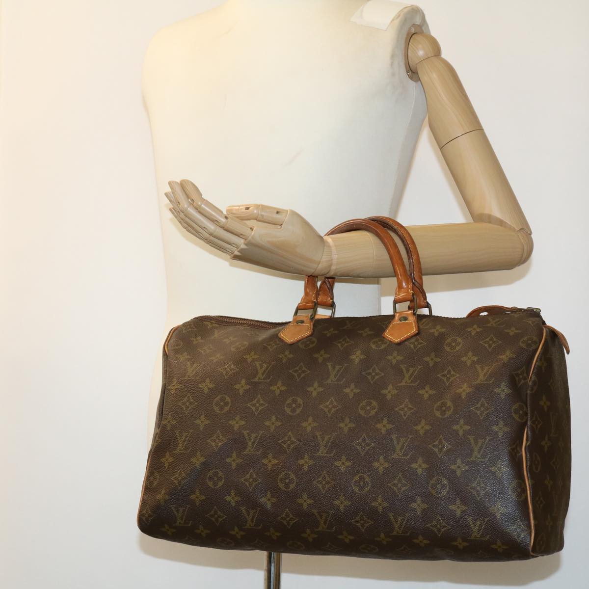 LOUIS VUITTON Monogram Speedy 40 Hand Bag M41522 LV 31760