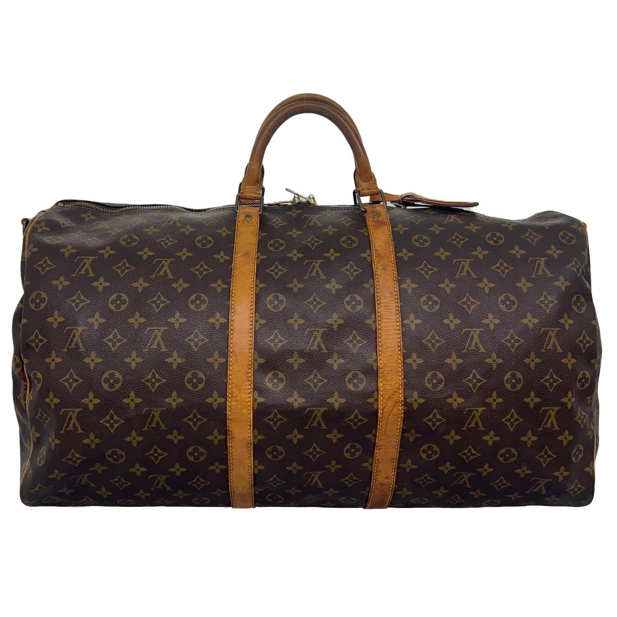 LOUIS VUITTON Monogram Keepall Bandouliere 60 Boston Bag M41412 LV 31762