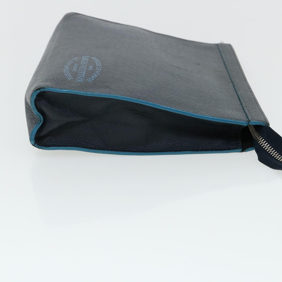 LOUIS VUITTON Taiga Pochette Voyager MM Clutch Bag Navy M30397 LV 31811