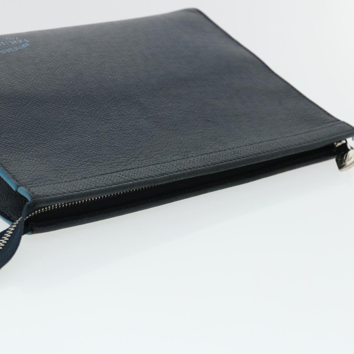 LOUIS VUITTON Taiga Pochette Voyager MM Clutch Bag Navy M30397 LV 31811