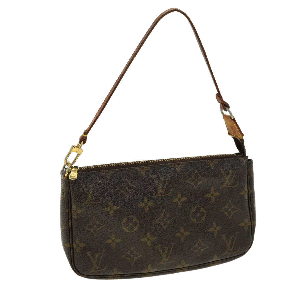 LOUIS VUITTON Monogram Pochette Accessoires Pouch M51980 LV 31869