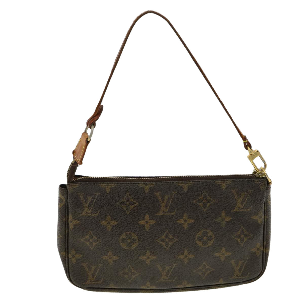 LOUIS VUITTON Monogram Pochette Accessoires Pouch M51980 LV 31869