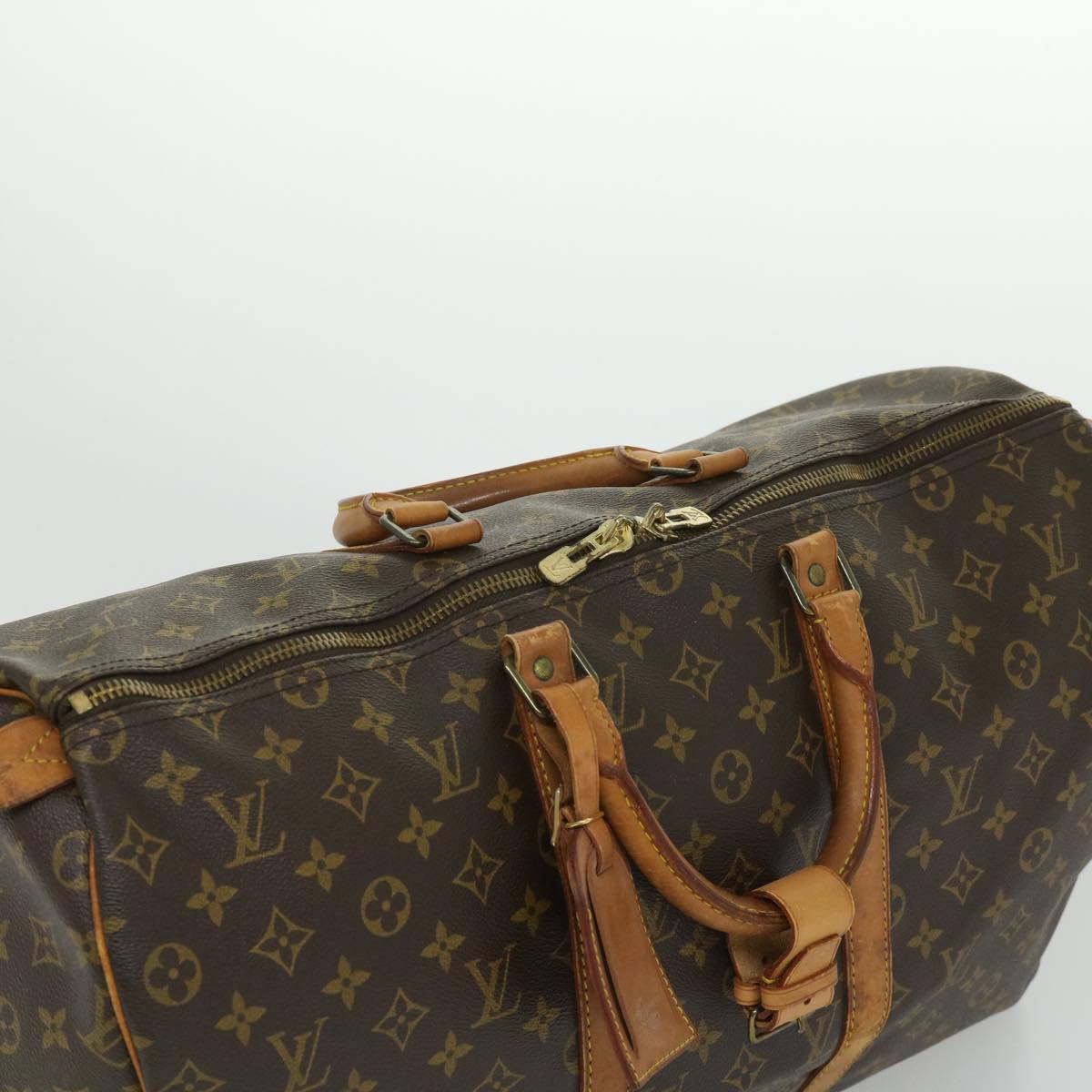 LOUIS VUITTON Monogram Keepall 50 Boston Bag M41426 LV 31919