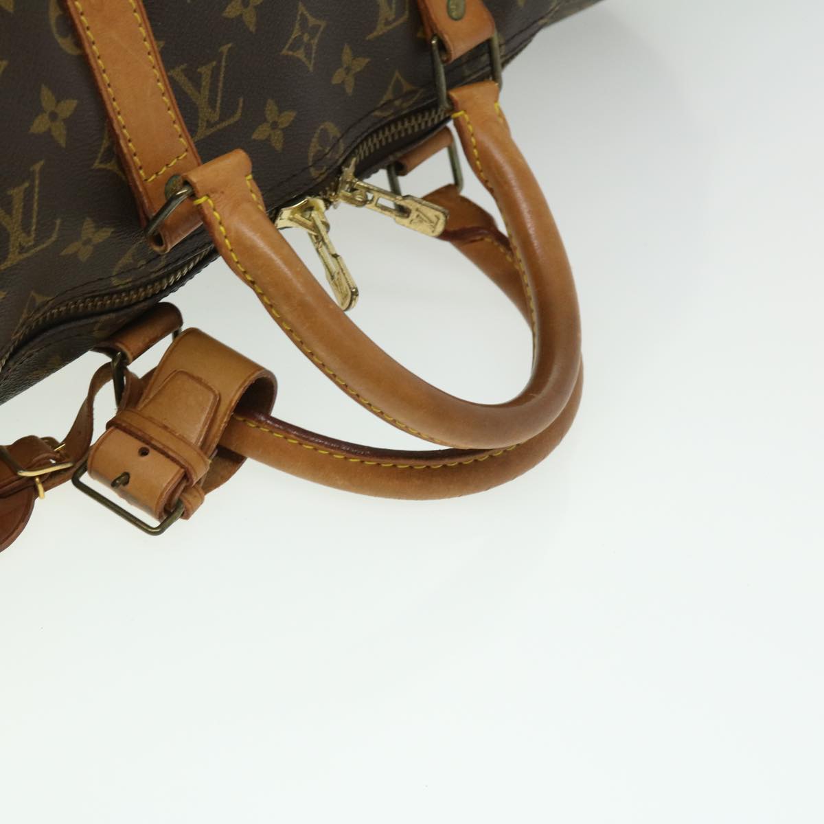 LOUIS VUITTON Monogram Keepall 50 Boston Bag M41426 LV 31919