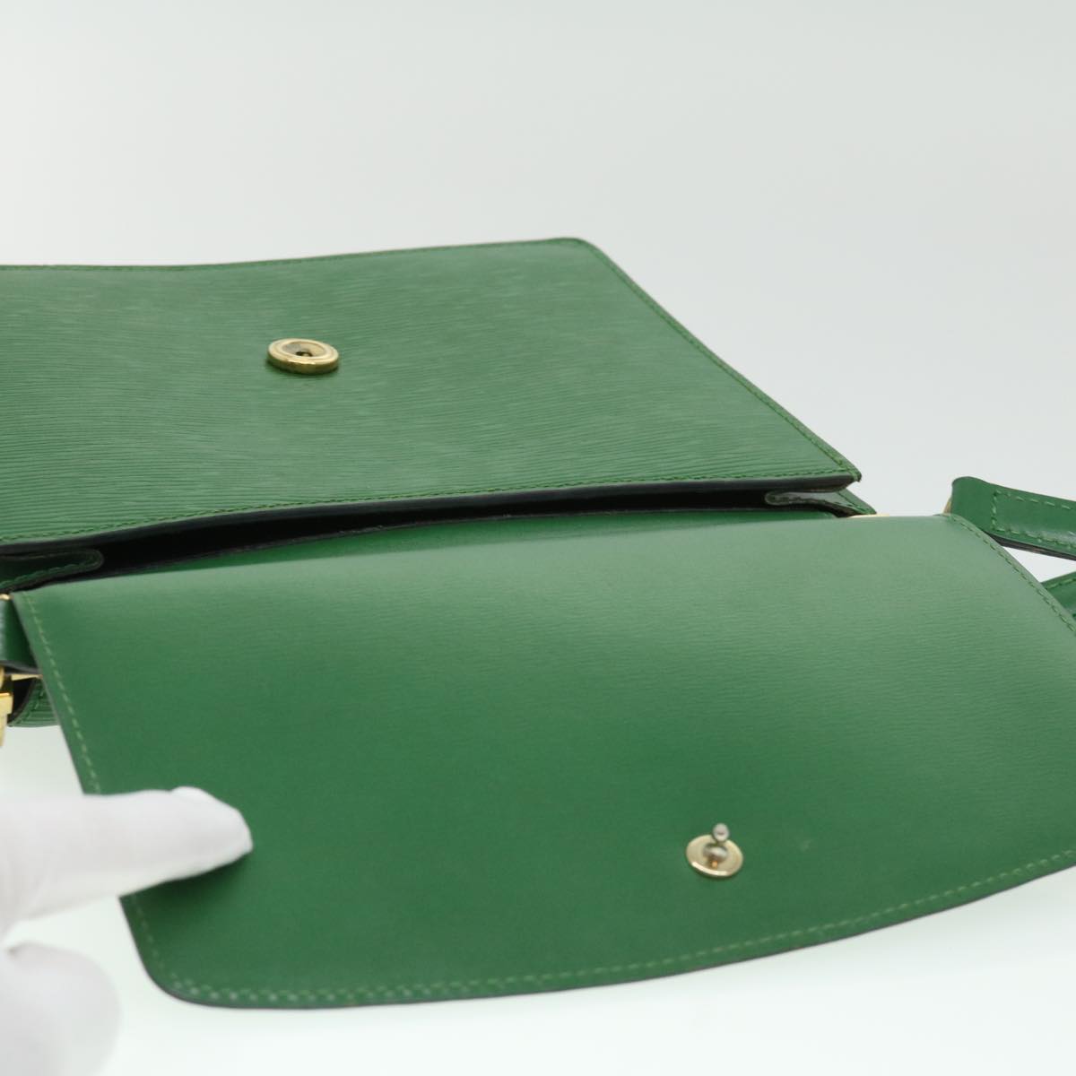 LOUIS VUITTON Epi Grenel Shoulder Bag Green M52364 LV 31936