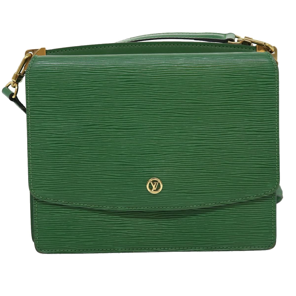 LOUIS VUITTON Epi Grenel Shoulder Bag Green M52364 LV 31936