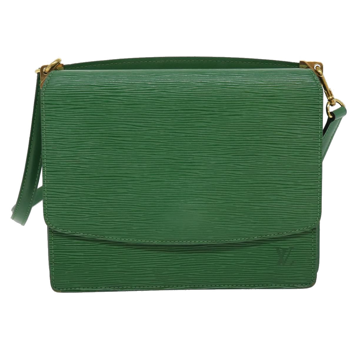 LOUIS VUITTON Epi Grenel Shoulder Bag Green M52364 LV 31936