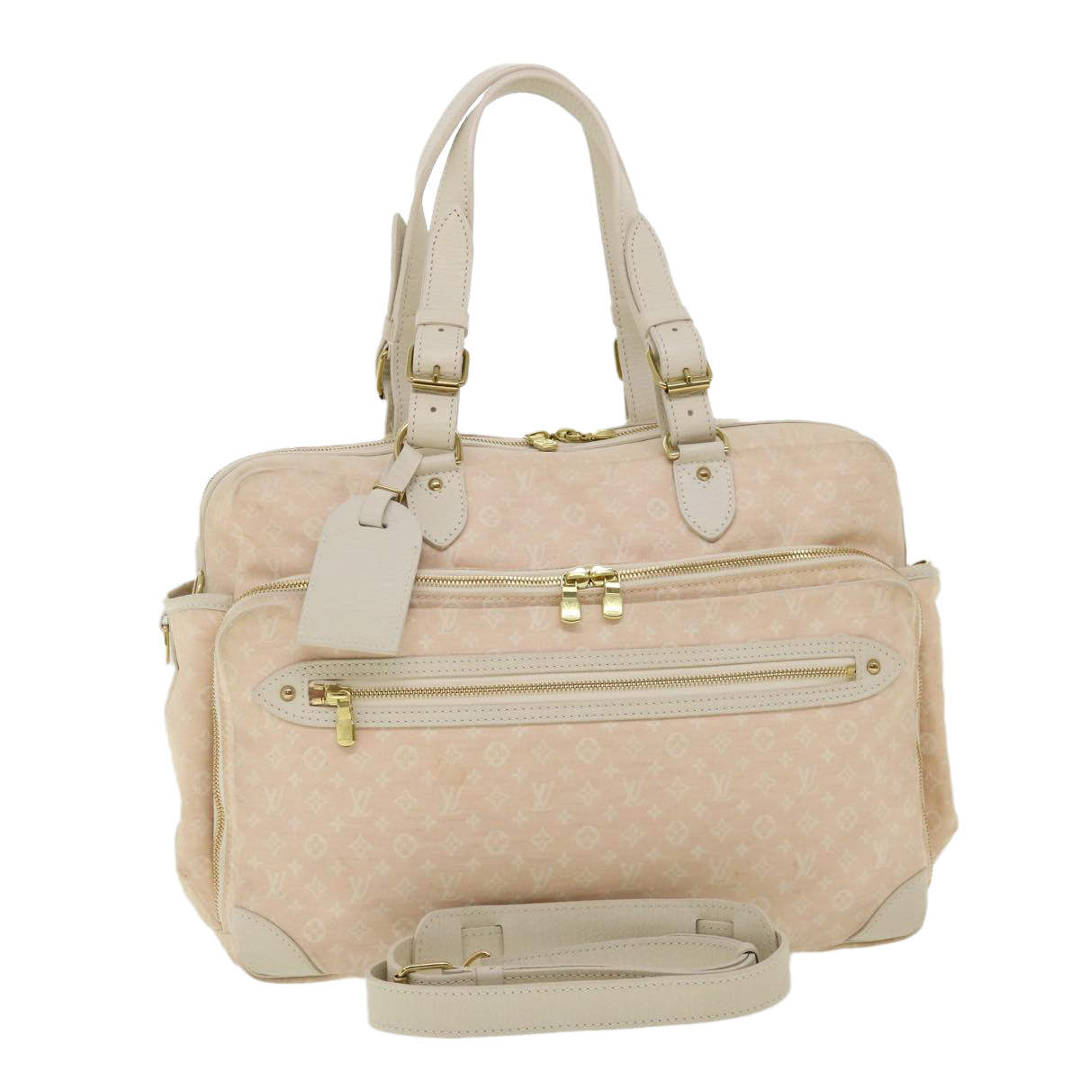 LOUIS VUITTON Monogram Mini Lin Sac Arange Shoulder Bag Rose M95255 31948