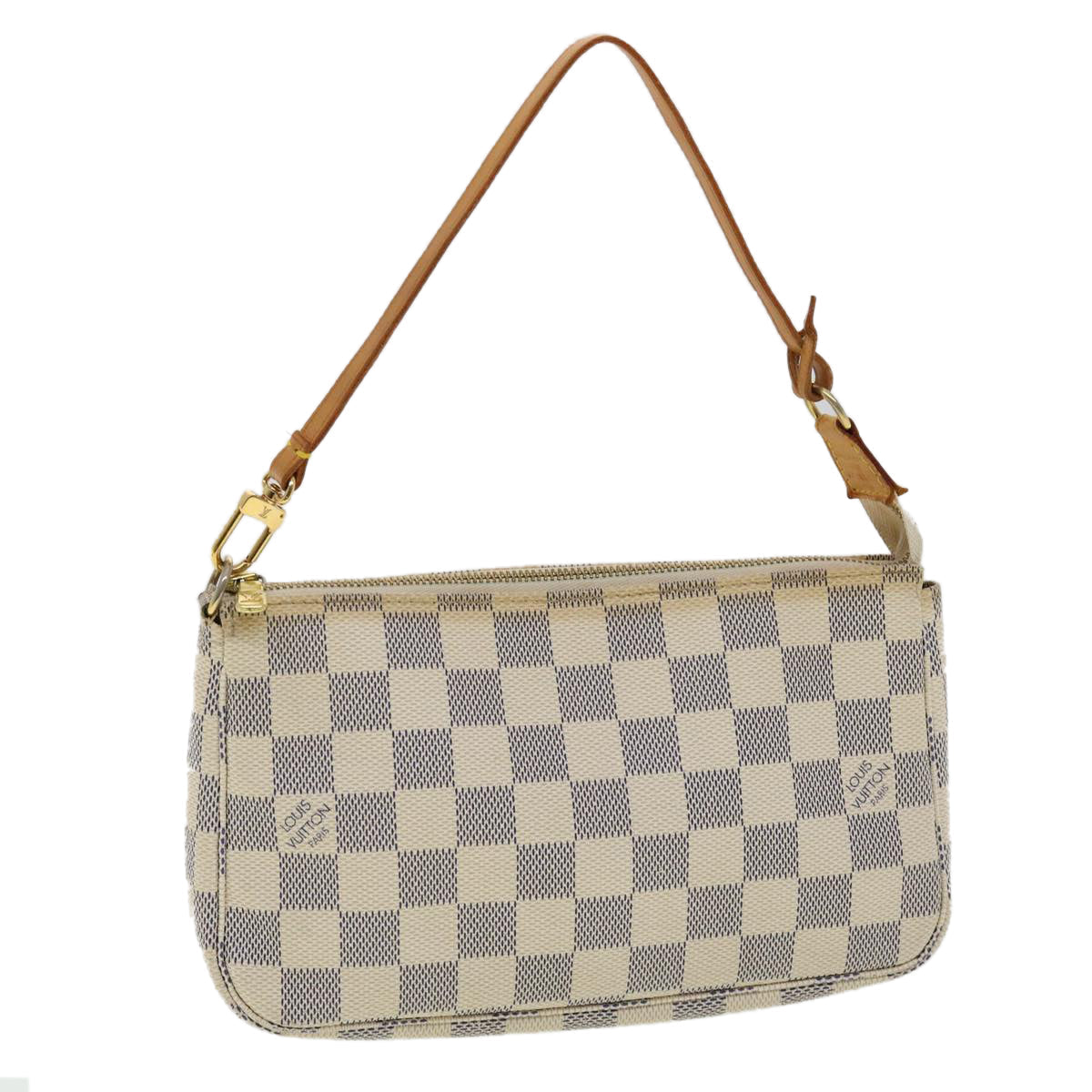 LOUIS VUITTON Damier Azur Pochette Accessoires Pouch N41207 LV 31962