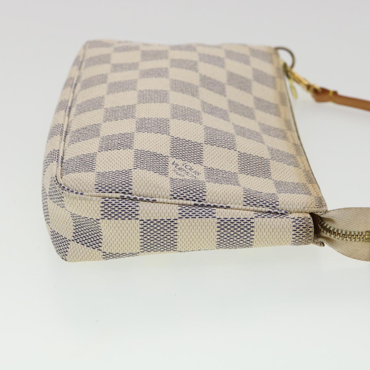 LOUIS VUITTON Damier Azur Pochette Accessoires Pouch N41207 LV 31962