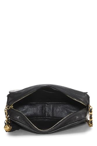 Chanel,  Black Lambskin Pocket Camera Bag Medium, Black