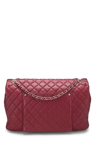 Chanel,  Red Quilted Calfskin New Classic XXL, Red
