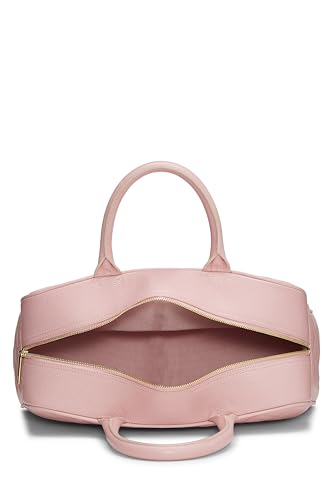 Chanel,  Pink Quilted Caviar Bowler, Pink