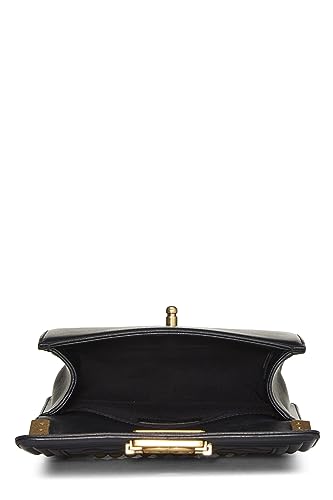 Chanel,  Black Quilted Lambskin Boy Bag Small, Black