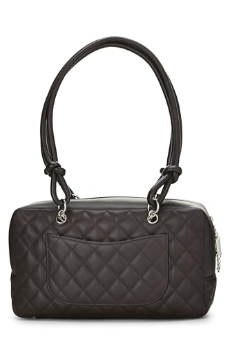 Chanel,  Brown Calfskin Cambon Ligne Bowler, Brown