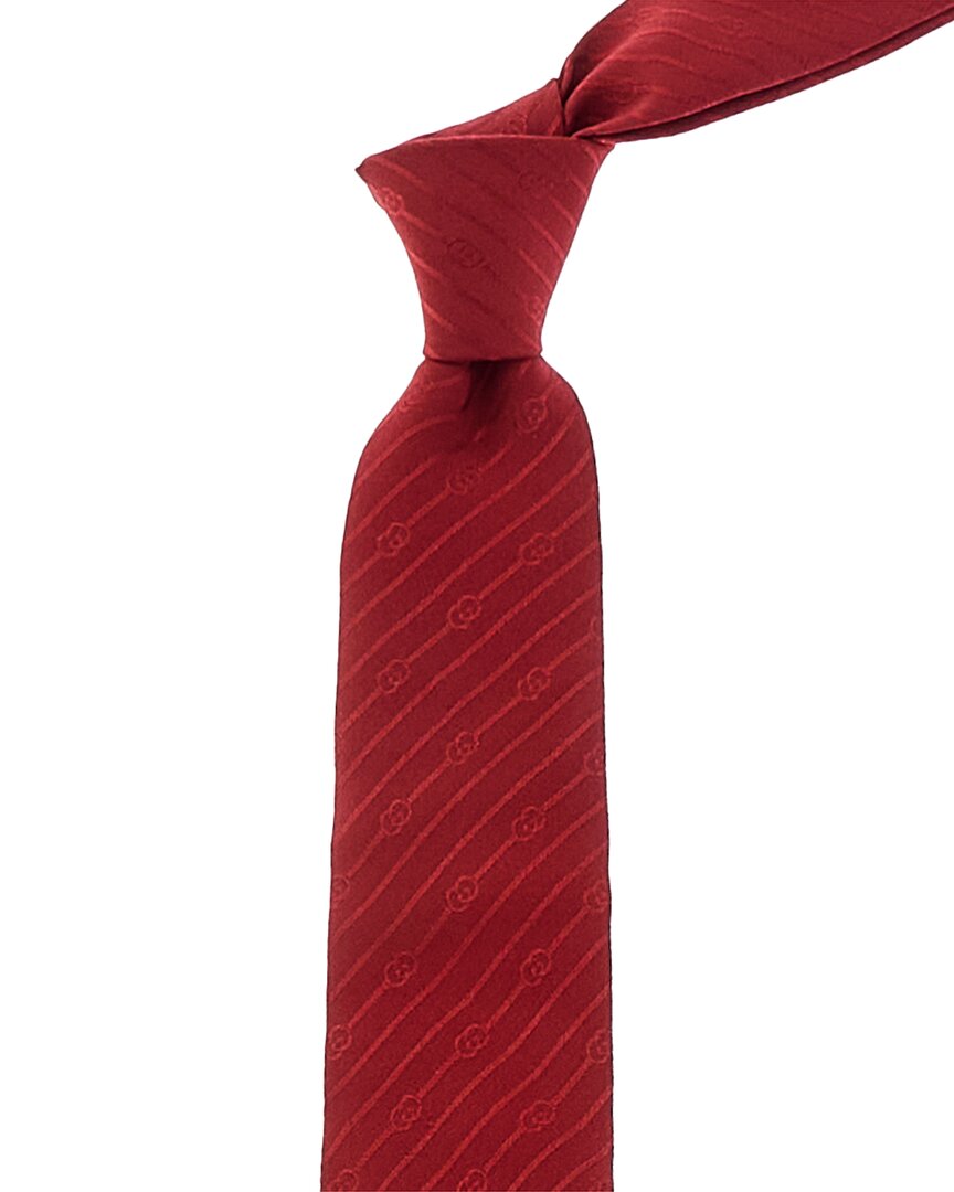 Gucci Bordeaux Silk Tie