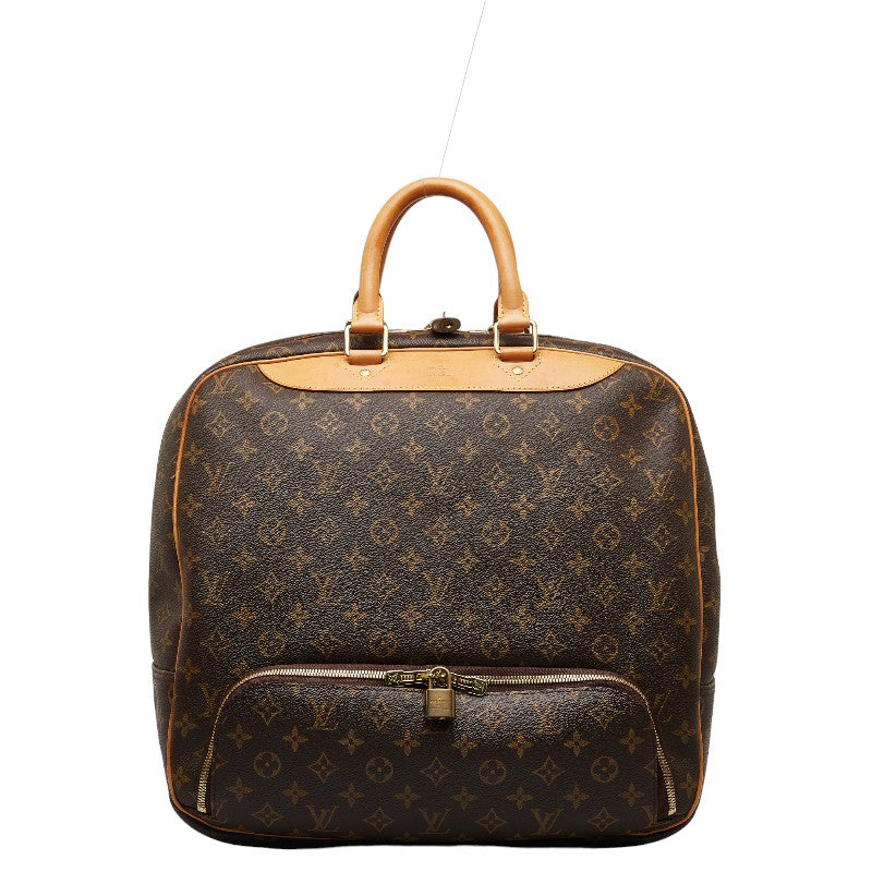 Louis Vuitton Monogram Evasion Boston Bag Travel Bag M41443 Brown PVC Leather  Louis Vuitton