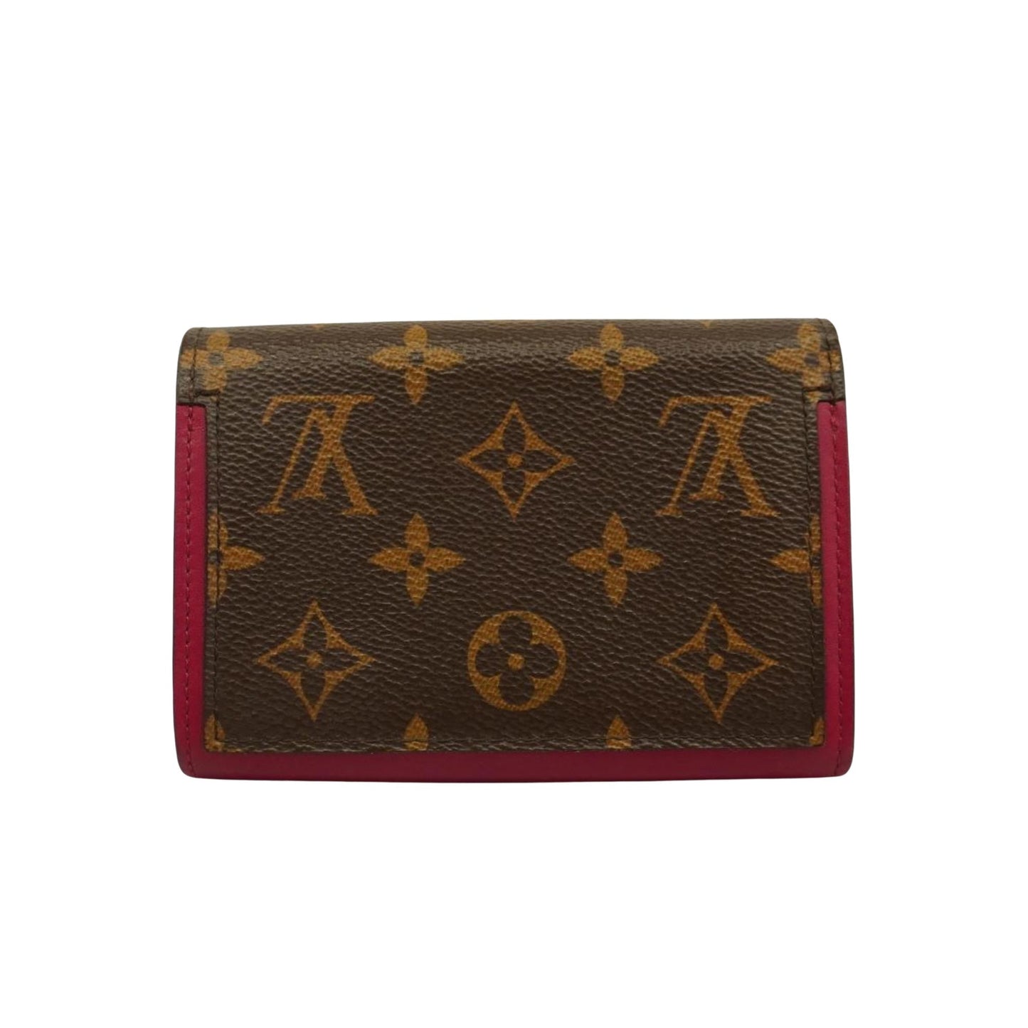 Louis Vuitton Portefeuille Compact Flore  Canvas Wallet  ()