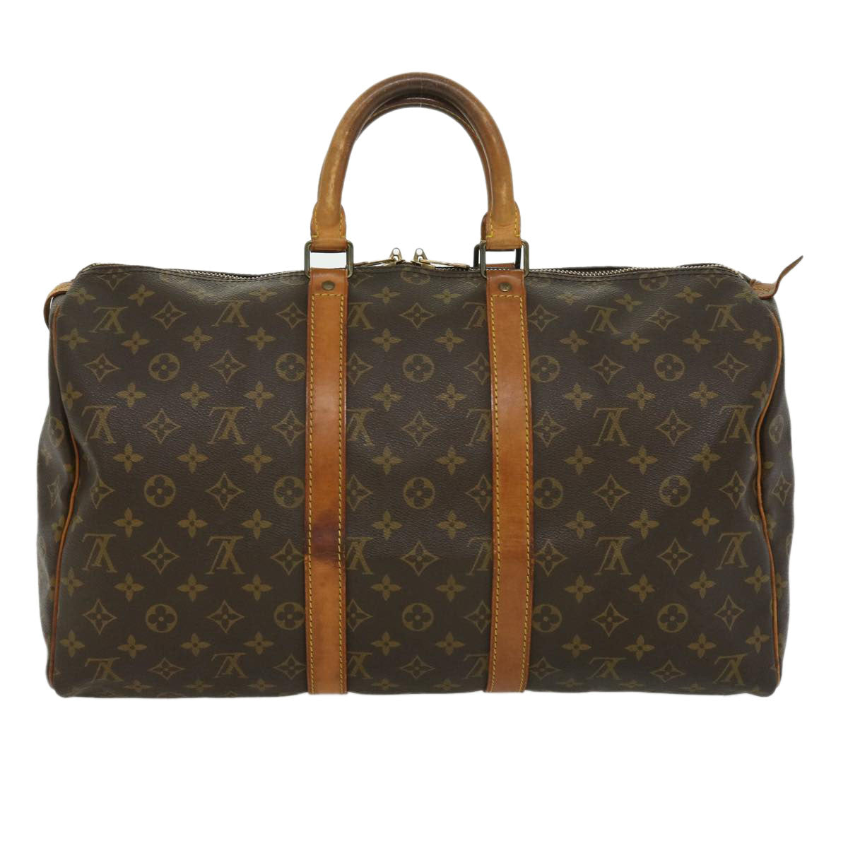 LOUIS VUITTON Monogram Keepall 45 Boston Bag M41428 LV 32015