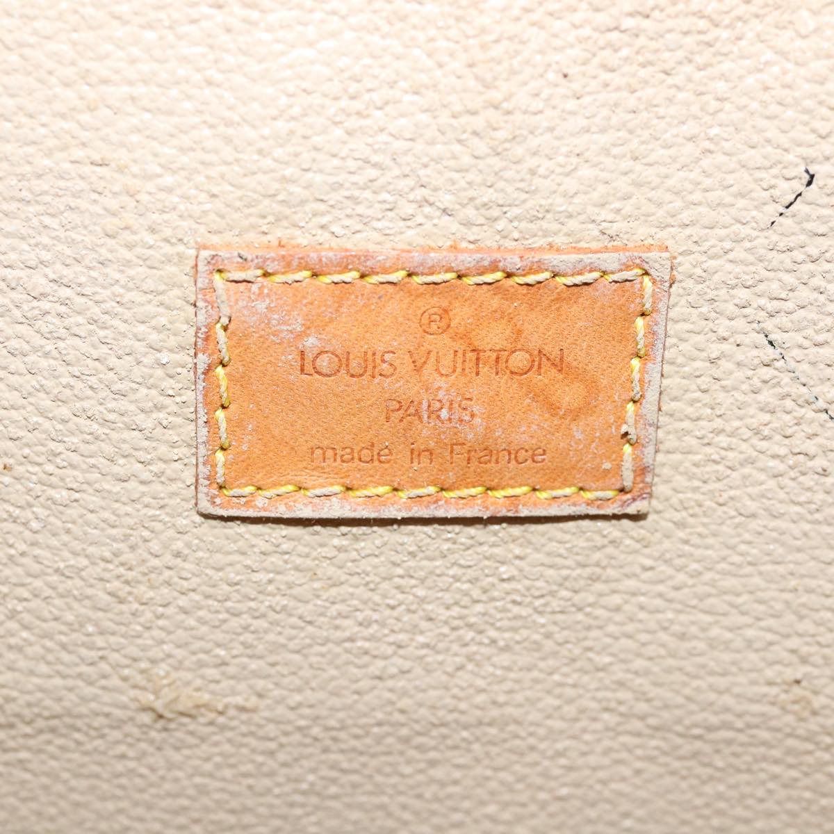 LOUIS VUITTON Monogram Sac Plat Hand Bag M51140 LV 32068