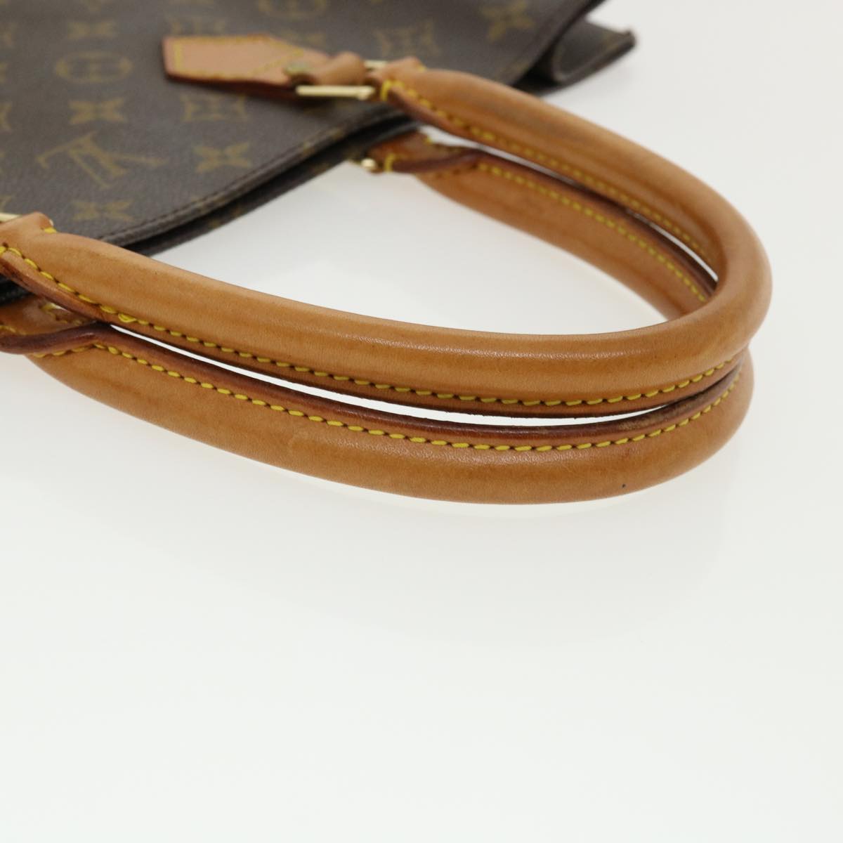 LOUIS VUITTON Monogram Sac Plat Hand Bag M51140 LV 32068