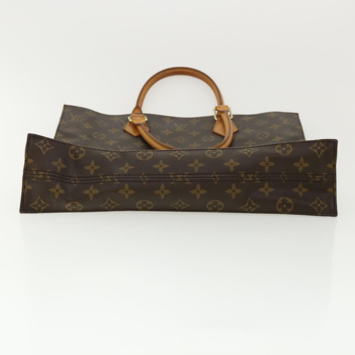 LOUIS VUITTON Monogram Sac Plat Hand Bag M51140 LV 32068