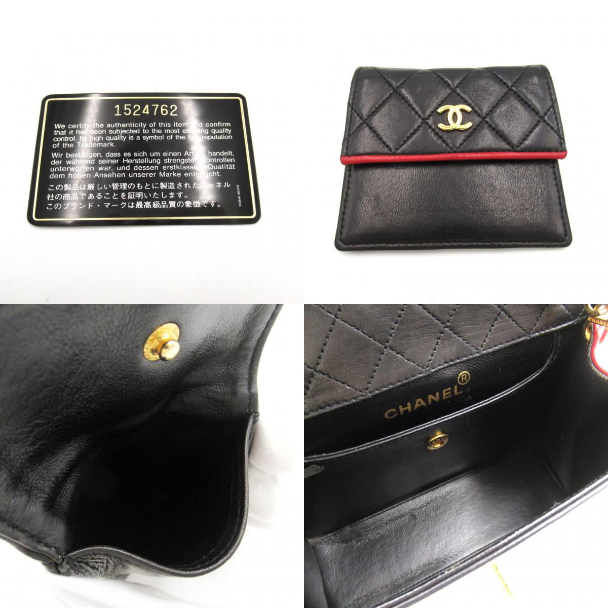 Chanel Matrasse Shoulder Bag Shoulder Bag  Black/Red 1524762