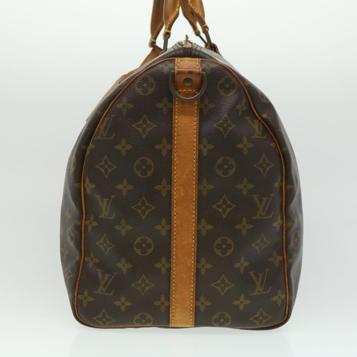 LOUIS VUITTON Monogram Keepall Bandouliere 50 Boston Bag M41416 LV 32123