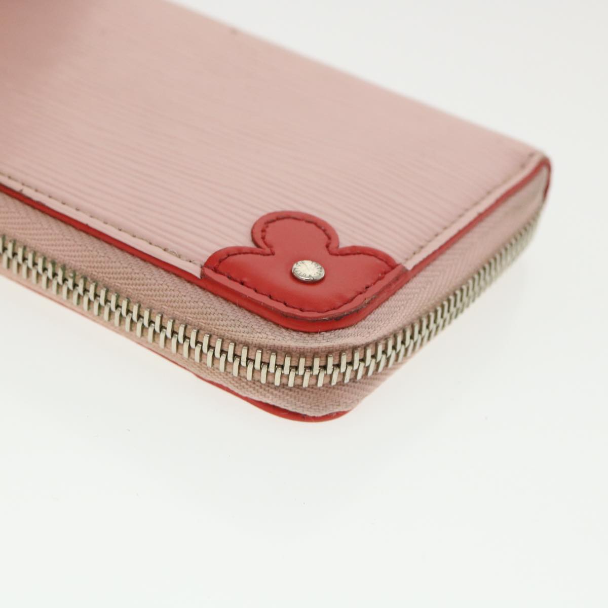 LOUIS VUITTON Epi Portefeuille Clemence Long Wallet Pink M62967 LV 32153