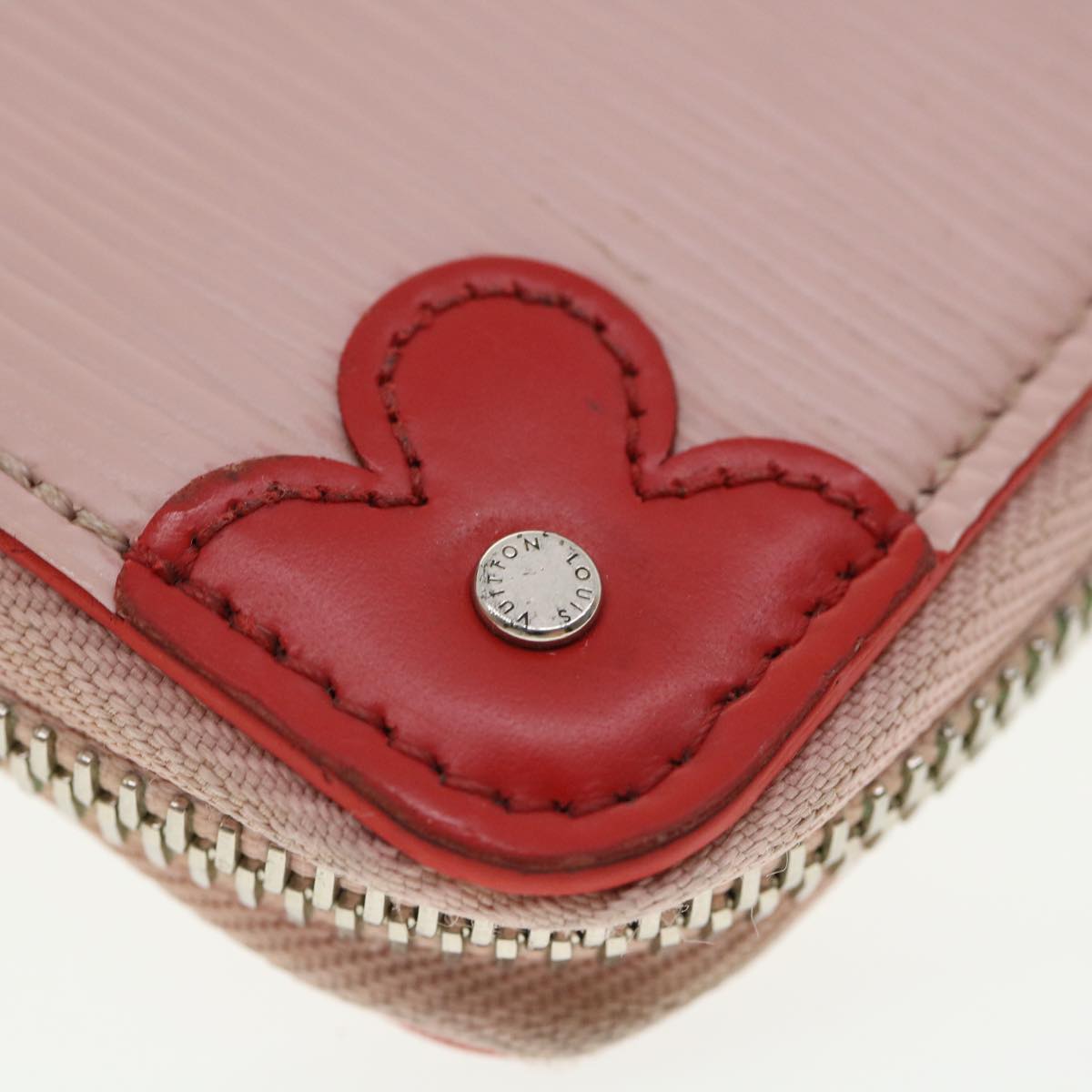LOUIS VUITTON Epi Portefeuille Clemence Long Wallet Pink M62967 LV 32153