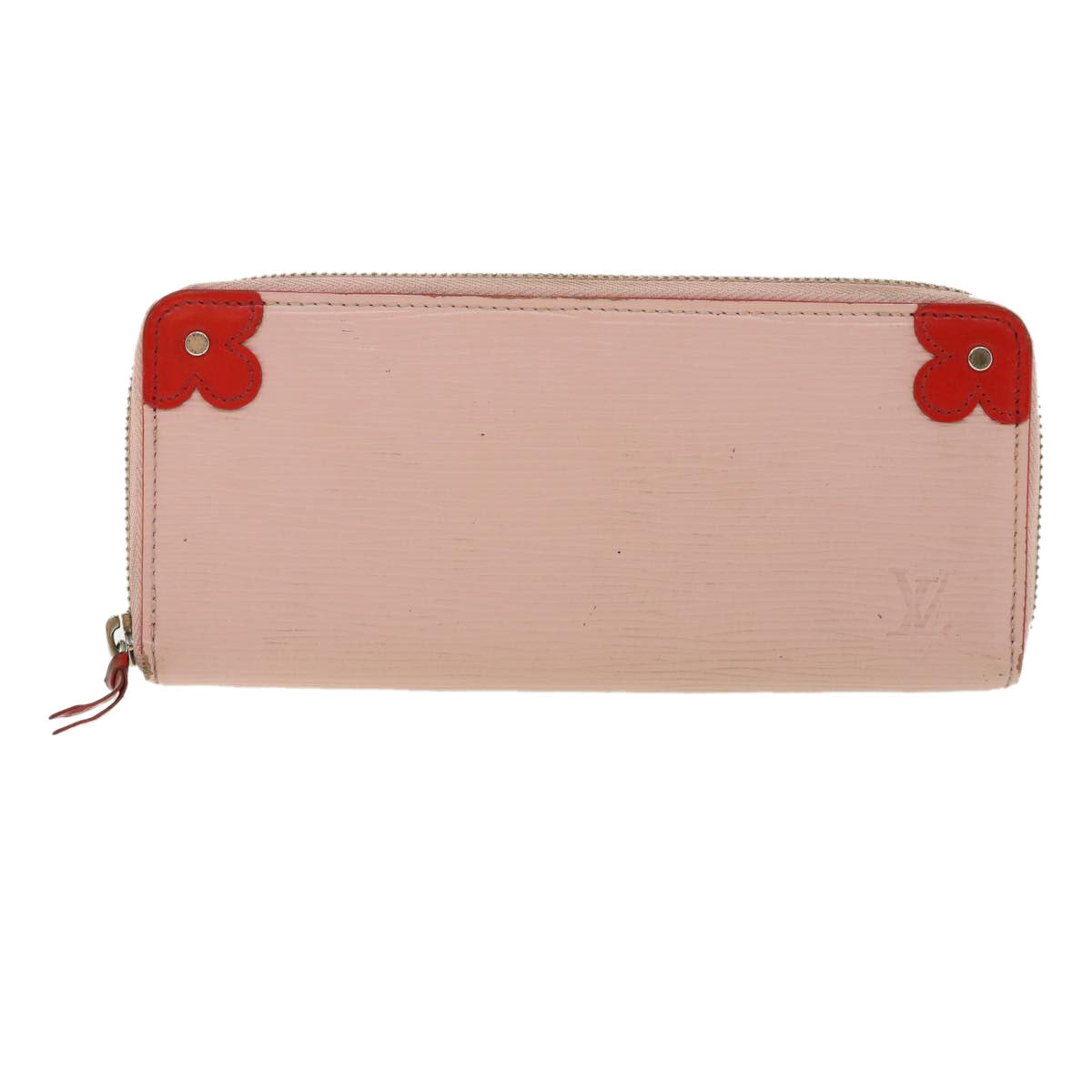 LOUIS VUITTON Epi Portefeuille Clemence Long Wallet Pink M62967 LV 32153
