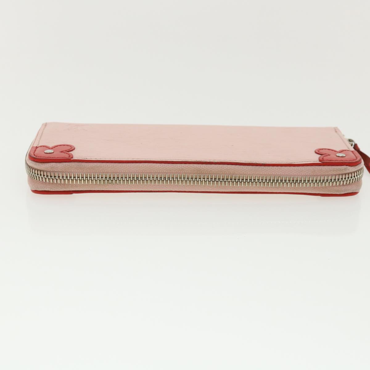 LOUIS VUITTON Epi Portefeuille Clemence Long Wallet Pink M62967 LV 32153