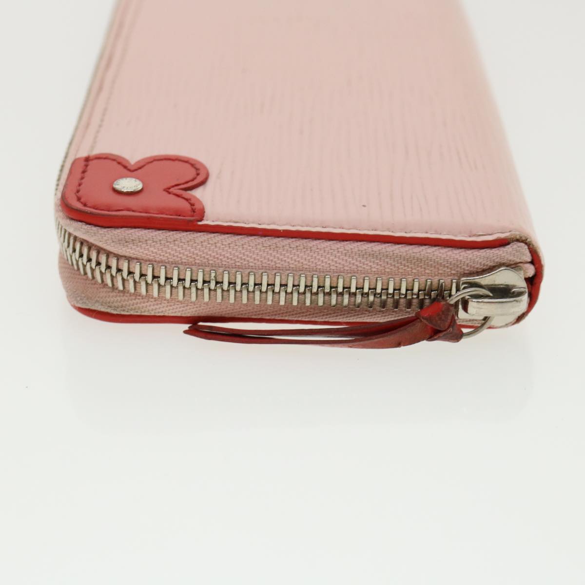 LOUIS VUITTON Epi Portefeuille Clemence Long Wallet Pink M62967 LV 32153