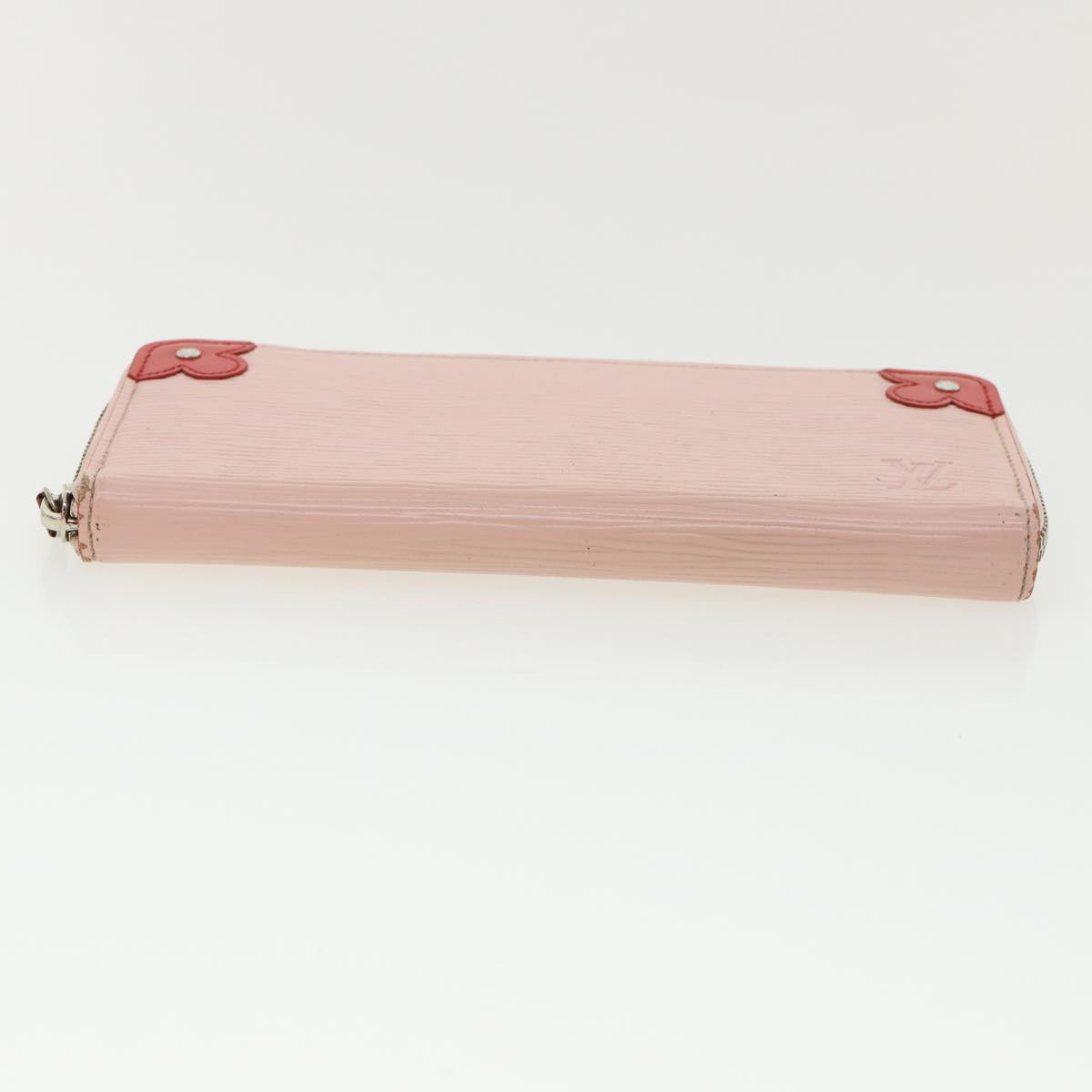 LOUIS VUITTON Epi Portefeuille Clemence Long Wallet Pink M62967 LV 32153