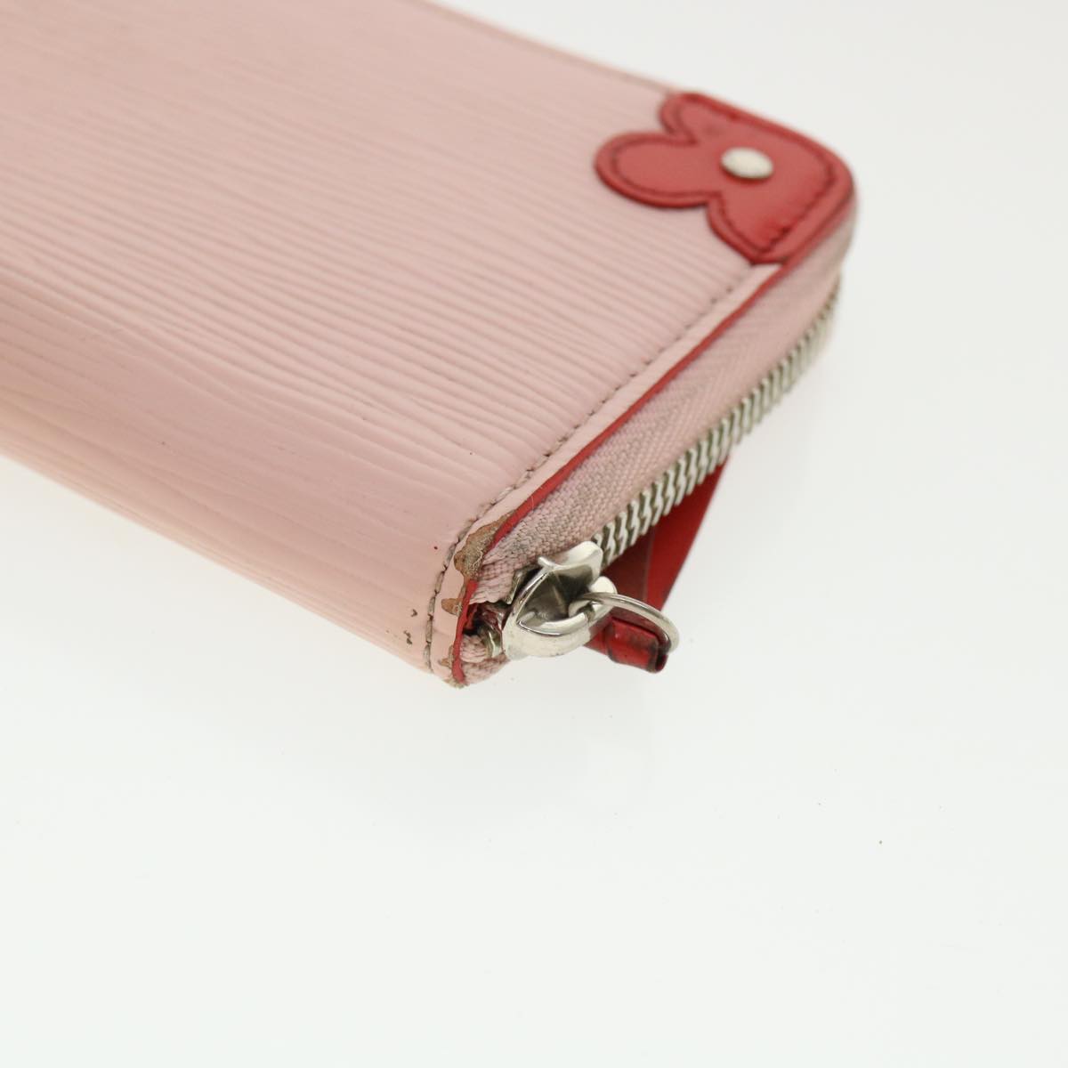 LOUIS VUITTON Epi Portefeuille Clemence Long Wallet Pink M62967 LV 32153