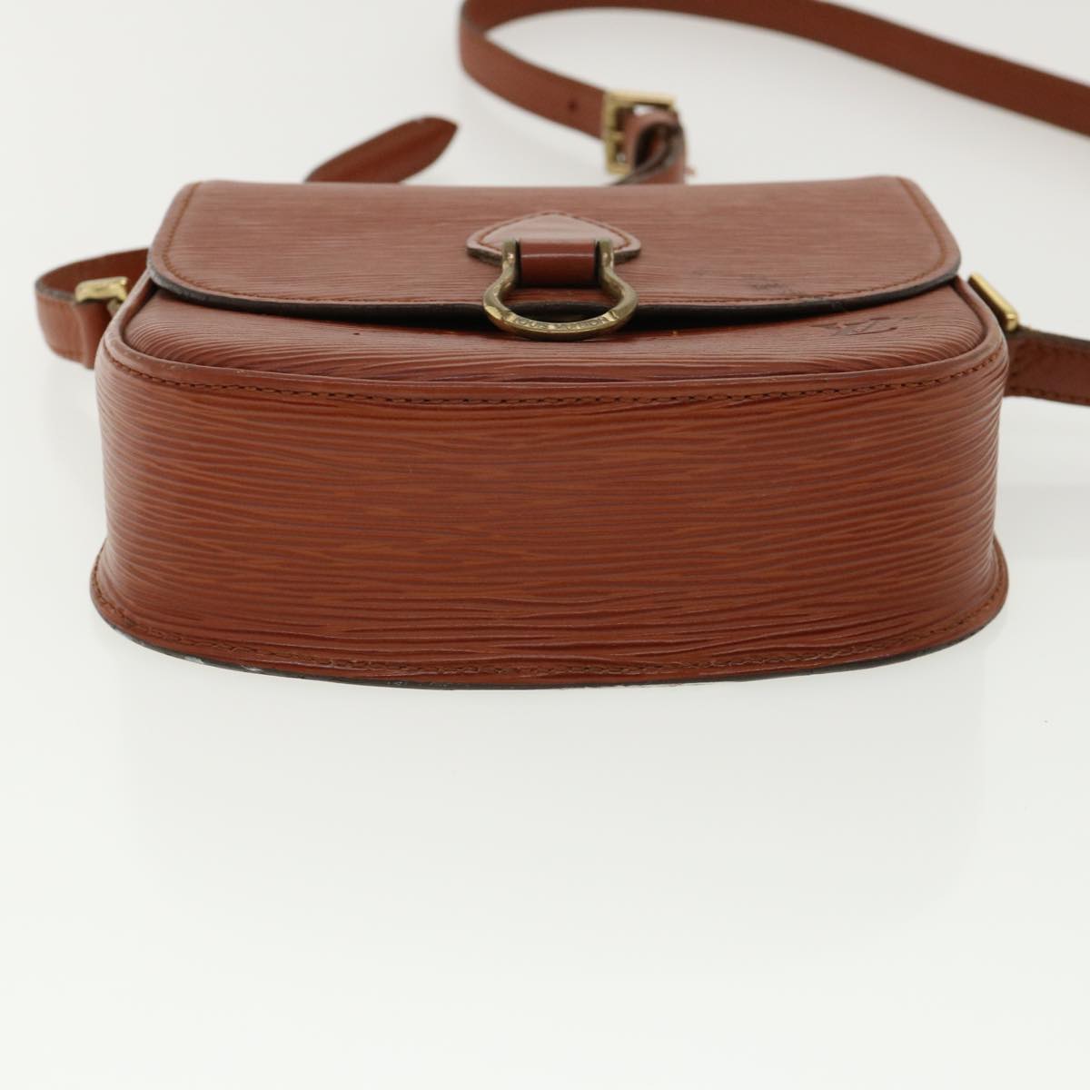 LOUIS VUITTON Epi Saint Cloud PM Shoulder Bag Brown LV 32162