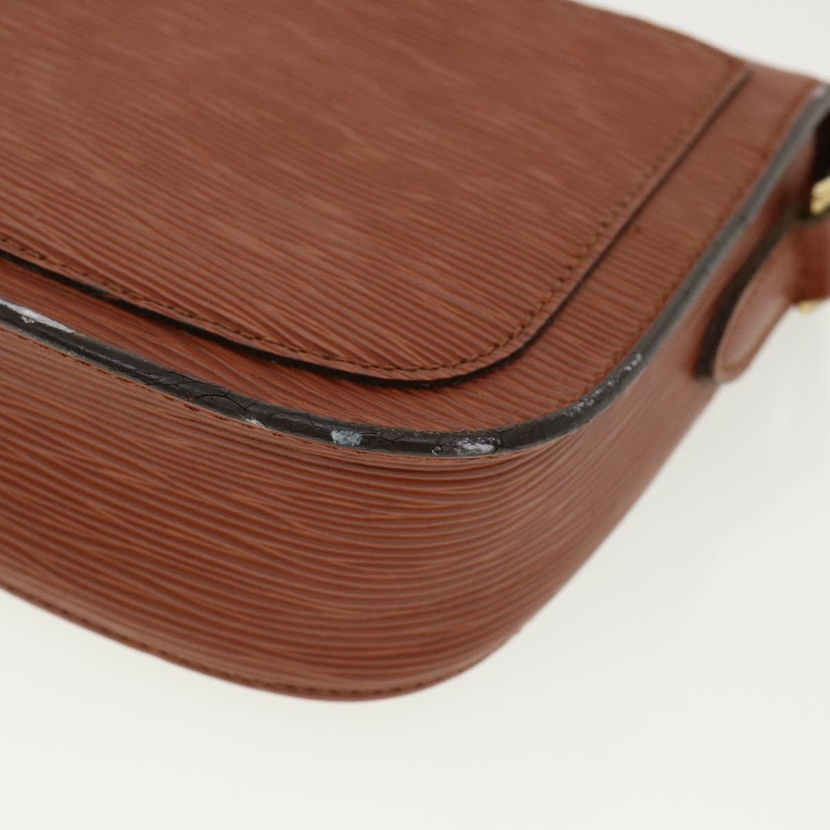 LOUIS VUITTON Epi Saint Cloud PM Shoulder Bag Brown LV 32162