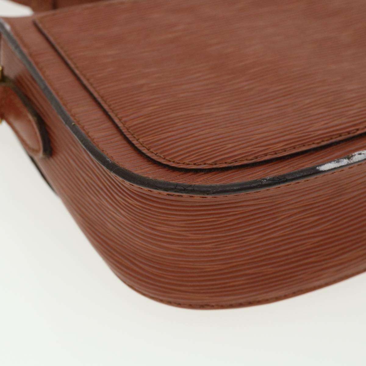 LOUIS VUITTON Epi Saint Cloud PM Shoulder Bag Brown LV 32162