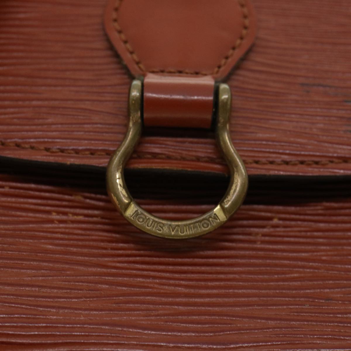 LOUIS VUITTON Epi Saint Cloud PM Shoulder Bag Brown LV 32162