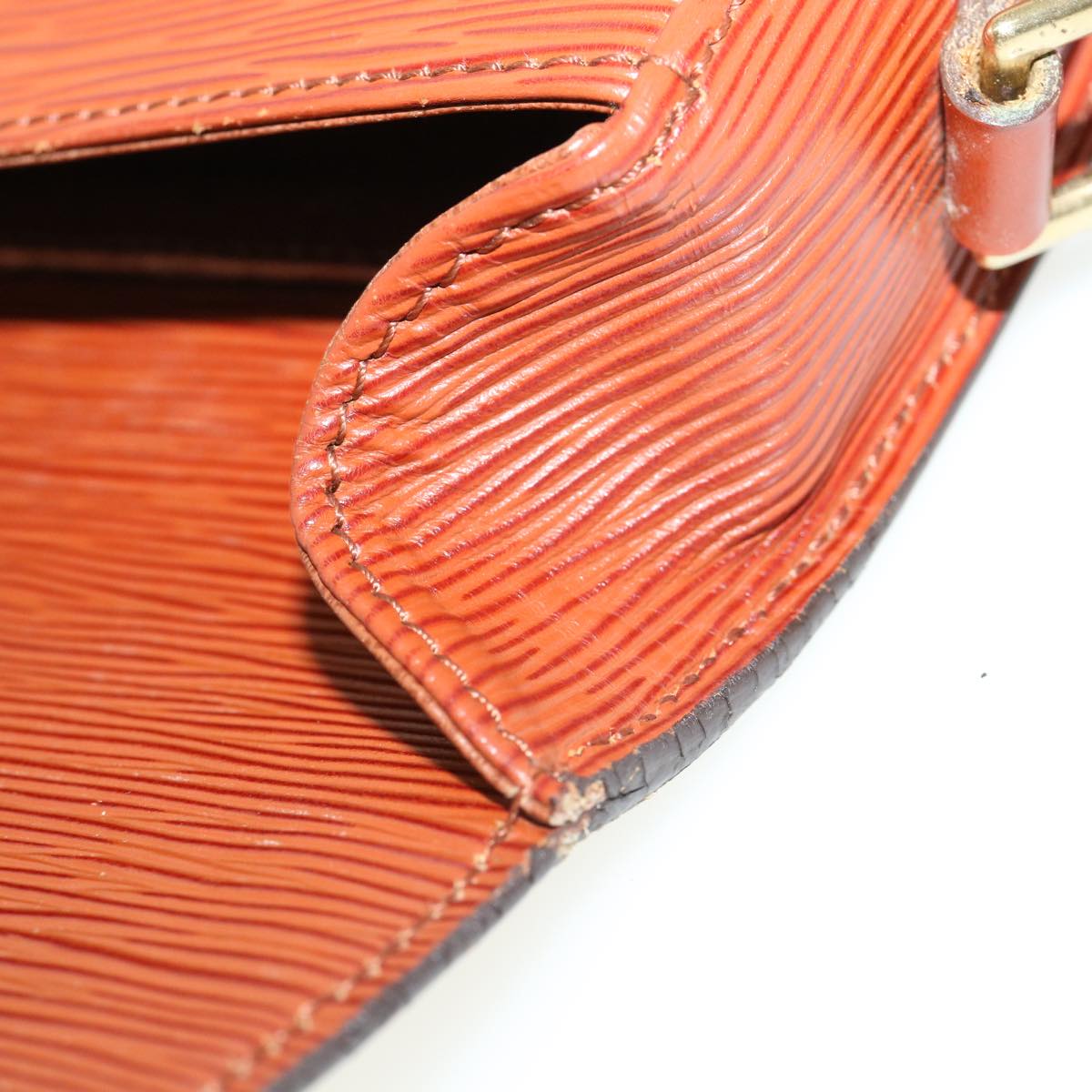 LOUIS VUITTON Epi Saint Cloud PM Shoulder Bag Brown LV 32162