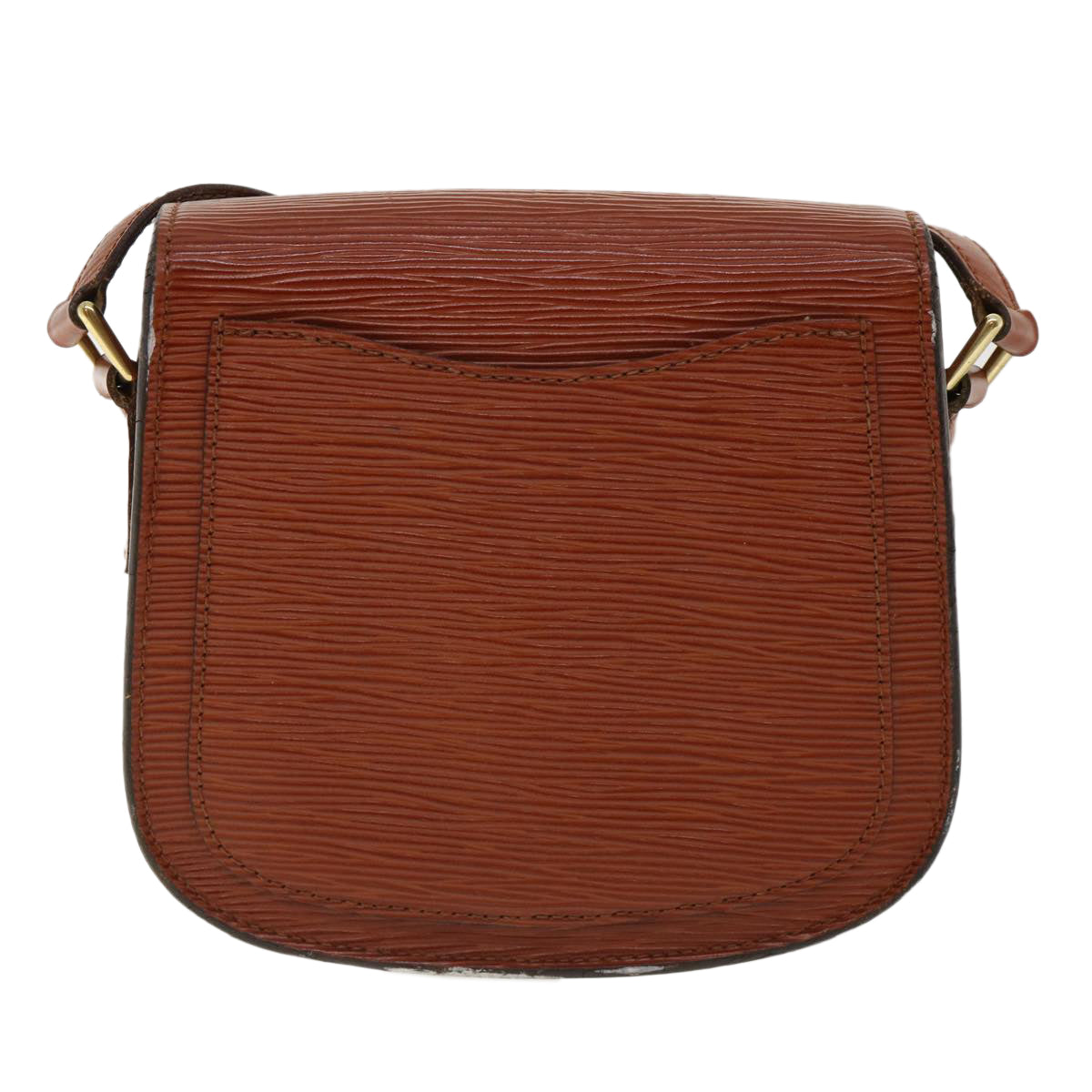 LOUIS VUITTON Epi Saint Cloud PM Shoulder Bag Brown LV 32162