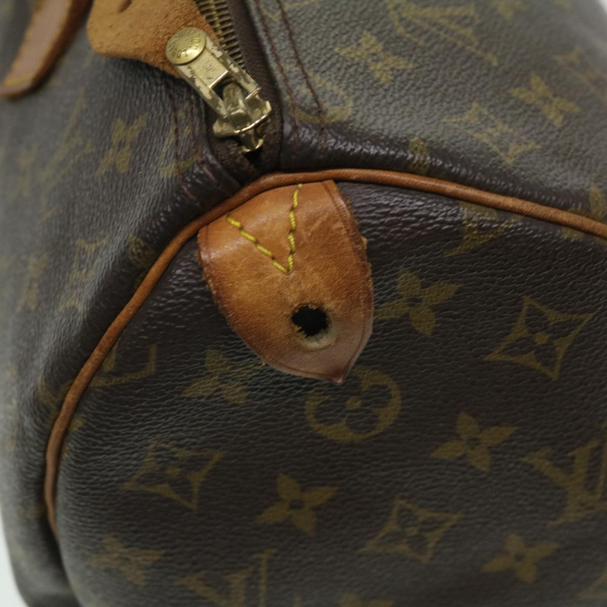 LOUIS VUITTON Monogram Speedy 35 Hand Bag M41524 LV 32185
